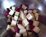 塩麹でホクホクさつまいもご飯作り方1写真