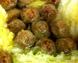 肉団子と白菜の中華スープ作り方5写真