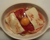 鮭と茸の目玉オーブン焼き-トマトソース-作り方4写真