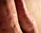 ホクホク命の「厚いさつま芋の天ぷら」作り方1写真