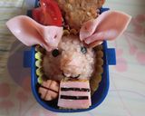 ピグレット☆キャラ弁作り方5写真