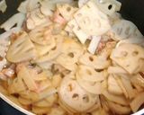れんこんとベーコンのきんぴら風炒め作り方5写真