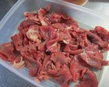 牛肉と玉ねぎ炒め（レモン＆オリーブ油漬）作り方3写真