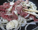 牛肉と玉ねぎ炒め（レモン＆オリーブ油漬）作り方7写真