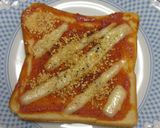 パスタソースで♪　トマトナッツトースト作り方2写真