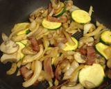 トマト缶のソースでハンバーグパスタ作り方2写真