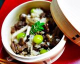 牛肉しぐれ煮de秋の味覚の炊き込みご飯作り方8写真