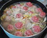 たっぷり野菜とミートボールのおつゆ作り方5写真
