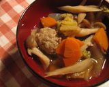 たっぷり野菜とミートボールのおつゆ作り方7写真