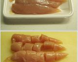 **焼鳥ササミの生姜あんダレ串焼き風**作り方1写真