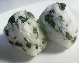 大人の三つ葉おにぎり。作り方3写真