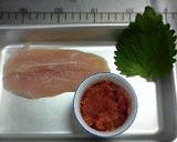 ♫柔らか鶏ささみの明太子挟み焼き♫作り方2写真