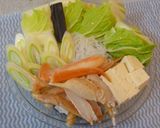 パパのカニ寄せ鍋作り方1写真