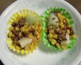 お弁当のおかずに、コーンと挽き肉いため作り方4写真