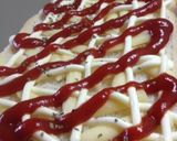 レンジ目玉焼きトースト！作り方1写真