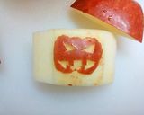 ハロウィンなリンゴ　お弁当のデザートに！作り方2写真