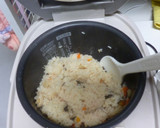 新生姜とホタテの炊き込みご飯作り方8写真