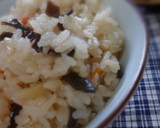 新生姜とホタテの炊き込みご飯作り方9写真