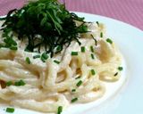 レンジで簡単ランチ＊柚子胡椒バターうどん作り方8写真