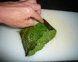 赤高菜の切り方（バーニャカウダ、サラダ）作り方4写真