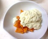 柿とクリームチーズの白和え作り方4写真