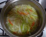 簡単！千切り白菜の豆乳スープ作り方6写真