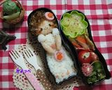 お弁当箱DEドレッシーガール♪作り方20写真