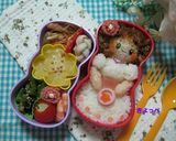 お弁当箱DEドレッシーガール♪作り方21写真