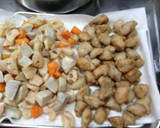 沢山野菜と小芋と蓮根と塩麹豚香醋餡掛け作り方15写真