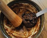 プルーン入りカレー、ハロウィン風作り方1写真
