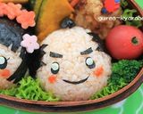 時代劇風★姫ちゃん＆殿くん　キャラ弁作り方9写真