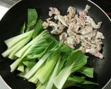 豚肉とチンゲン菜のあんかけ炒め作り方4写真