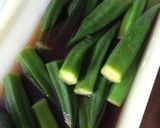 簡単！オクラの醤油漬け作り方2写真