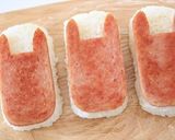 簡単トトロのスパムにぎり　キャラ弁作り方8写真