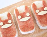 簡単トトロのスパムにぎり　キャラ弁作り方10写真
