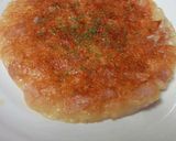 フライパンで★焼きチーズのケチャご飯ピザ作り方5写真