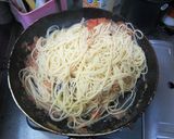 サンマのトマトスパゲティ作り方10写真