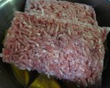 ひき肉とかぼちゃの煮物作り方3写真