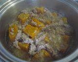 ひき肉とかぼちゃの煮物作り方4写真