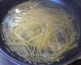 簡単！釜玉シチュースパ作り方1写真