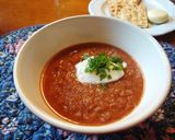 豆とビーツのスープ作り方4写真