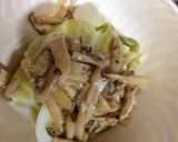 キャベツのホットサラダ 茸ドレッシング作り方4写真