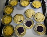 かぼちゃのケーキと紫いものケーキ作り方7写真