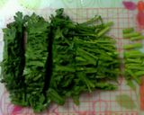 栄養満点＊春菊の胡麻ポン和え作り方1写真
