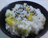 サツマイモの炊き込みご飯作り方5写真