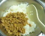 ダイエットこうや＆蓮根入り　油揚げご飯作り方6写真