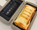 （レンチンホットサンド）きんぴらマヨ作り方3写真