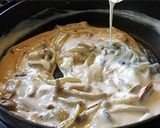 鶏むね肉とキノコのクリームソース煮作り方9写真