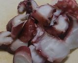 タコとアボガドのわさび醤油あえ作り方2写真