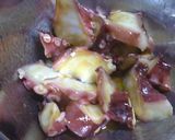 タコとアボガドのわさび醤油あえ作り方3写真